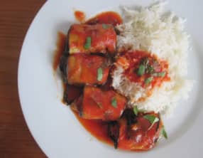 Roulés aux aubergines à l'irakienne