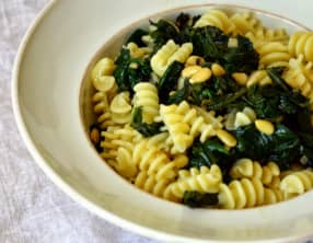 Pâtes aux Epinards et aux Feuilles de Betteraves