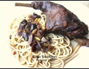 Lapin à la Nisso-Ligure