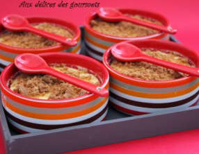 petites crèmes au citron et spéculoos