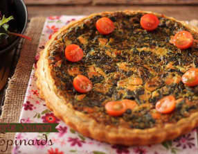 Tarte Saumon Epinards