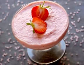 Mousse aux fraises