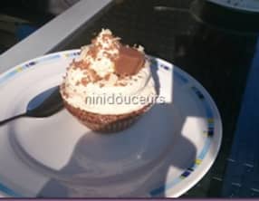 Cupcake chocolat crème caramel beurre salé