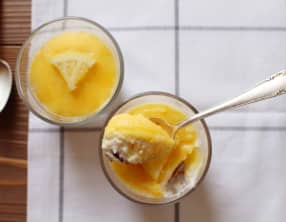 Petites verrines façon cheesecake au citron sans cuisson