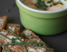 Oeufs cocotte au Gouda vieux