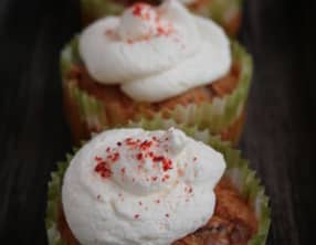 Carrot-cupcakes salés au gingembre