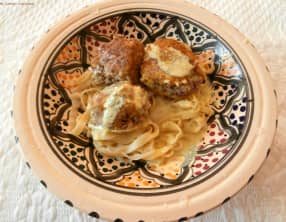 Boulettes avec des restes de gigot d'agneau