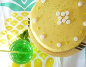 Funfetti lemon layer cake