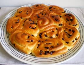 Brioche moelleuse aux pépites de chocolat