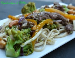 Émincé de bœuf à l'asiatique