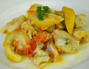 Médaillons de lotte aux agrumes