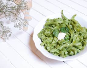 Pâtes fraiches aux épinards