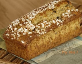 Pain rapide au lait Ribot, pistaches et cranberries