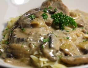 Escalope de veau au gorgonzola