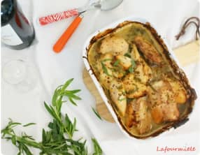 Poulet à la moutarde et au miel