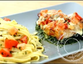 Côtelettes de porc à la florentine