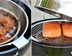 Saumon fumé au barbecue