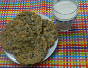 Cookies au son d'avoine et chocolat