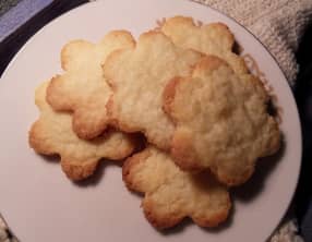 Biscuits au citron et à la noix de coco