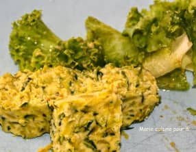 Flan de courgette au curry