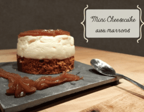 Mini-cheesecakes aux marrons