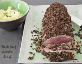 Rôti de boeuf en croûte de café