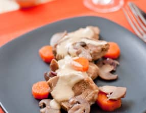 Blanquette de veau aux champignons