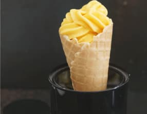 Frozen yogurt mangue coco