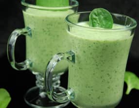 Smoothie aux épinards