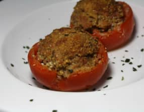 Tomates farcies au pesto des anges gratinés