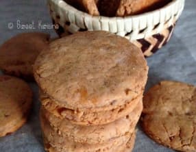 Les biscuits à la châtaigne et aux figues