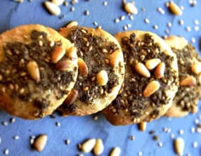 Manakish au son d'avoine et zaatar