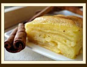 Gâteau aux pommes invisibles