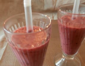 Smoothie poires cerises