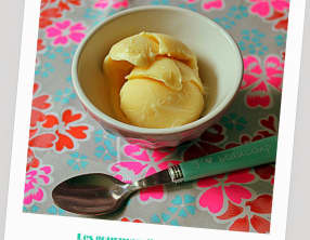 Glace vanille sans sorbetière