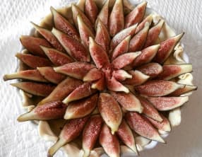 Tarte aux figues et à la crème d'amandes