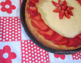 Tarte aux fraises complétement citronnée