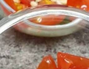 Bulle apéritive tomate et avocat