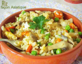 Riz façon asiatique