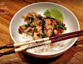 Poulet à la citronnelle et au gingembre