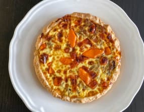 Quiche endives et mimolette