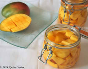 La mangue au sirop d'épices