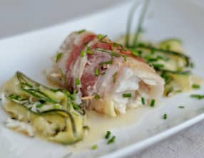 Rouleaux d'églefin au chèvre