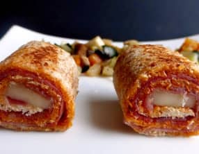 Roulés de jambon Serrano et manchego