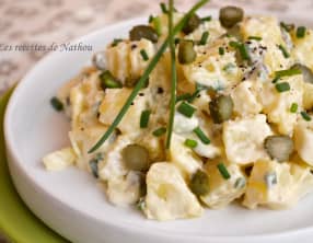 Salade de pommes de terre tartare