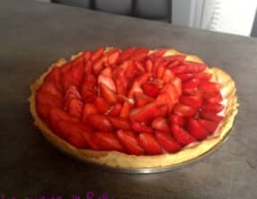 Tarte aux fraises et mascarpone façon Ladurée