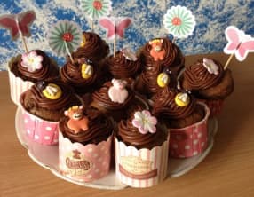 Cupcakes chocolat noisette