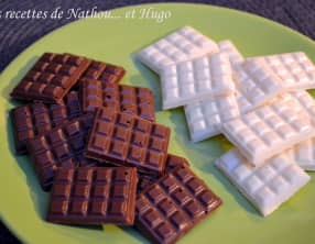 Petites tablettes de chocolat de Hugo