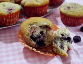 Muffins myrtilles - framboises