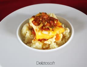 Papillote de cabillaud à l'espagnole